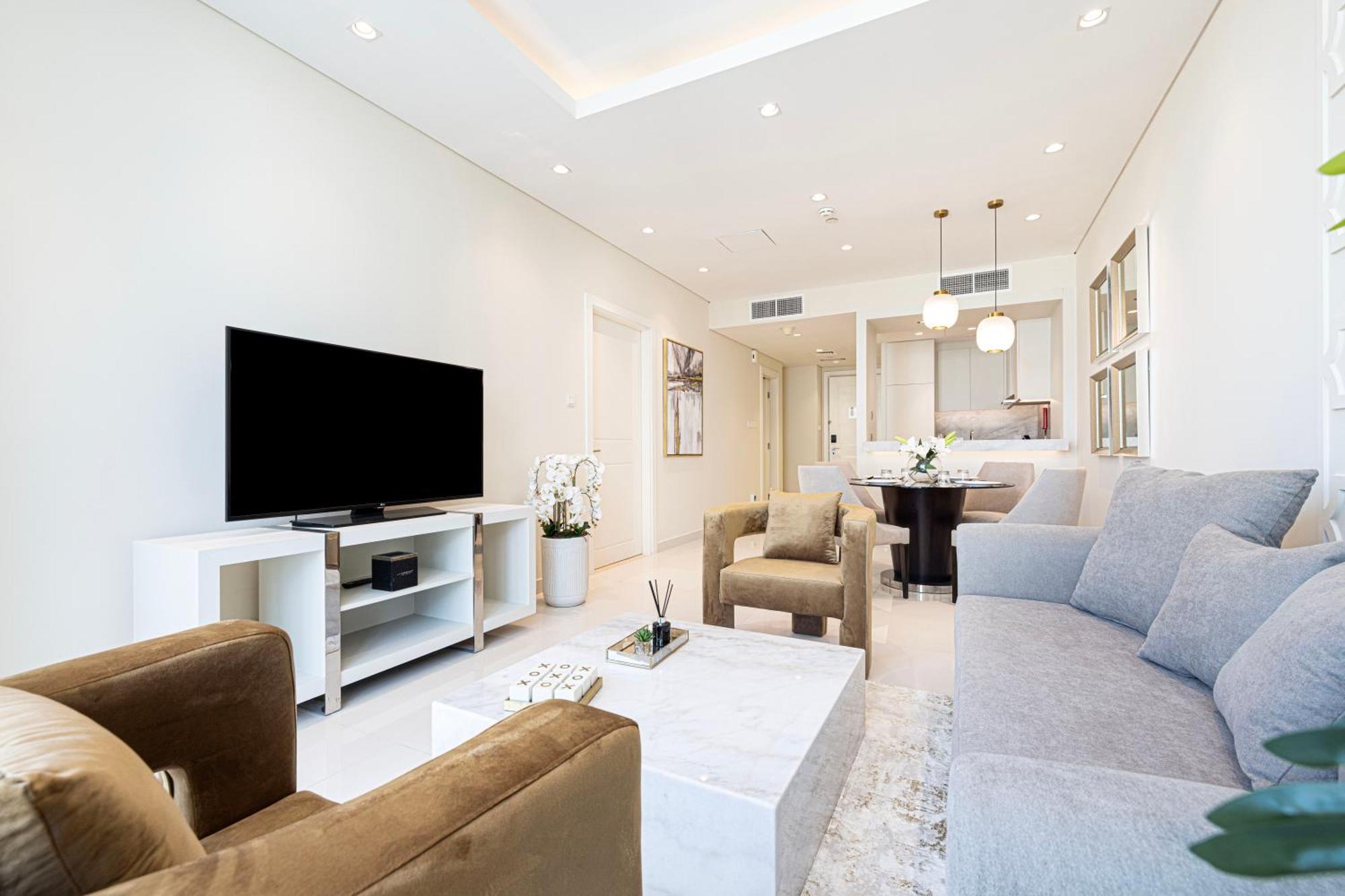Magnificent - Damac Distinction Downtown Apartment ดูไบ ภายนอก รูปภาพ